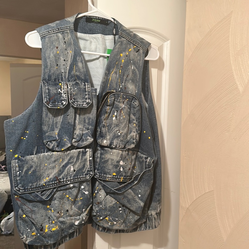 Never worn jaded jean vest
